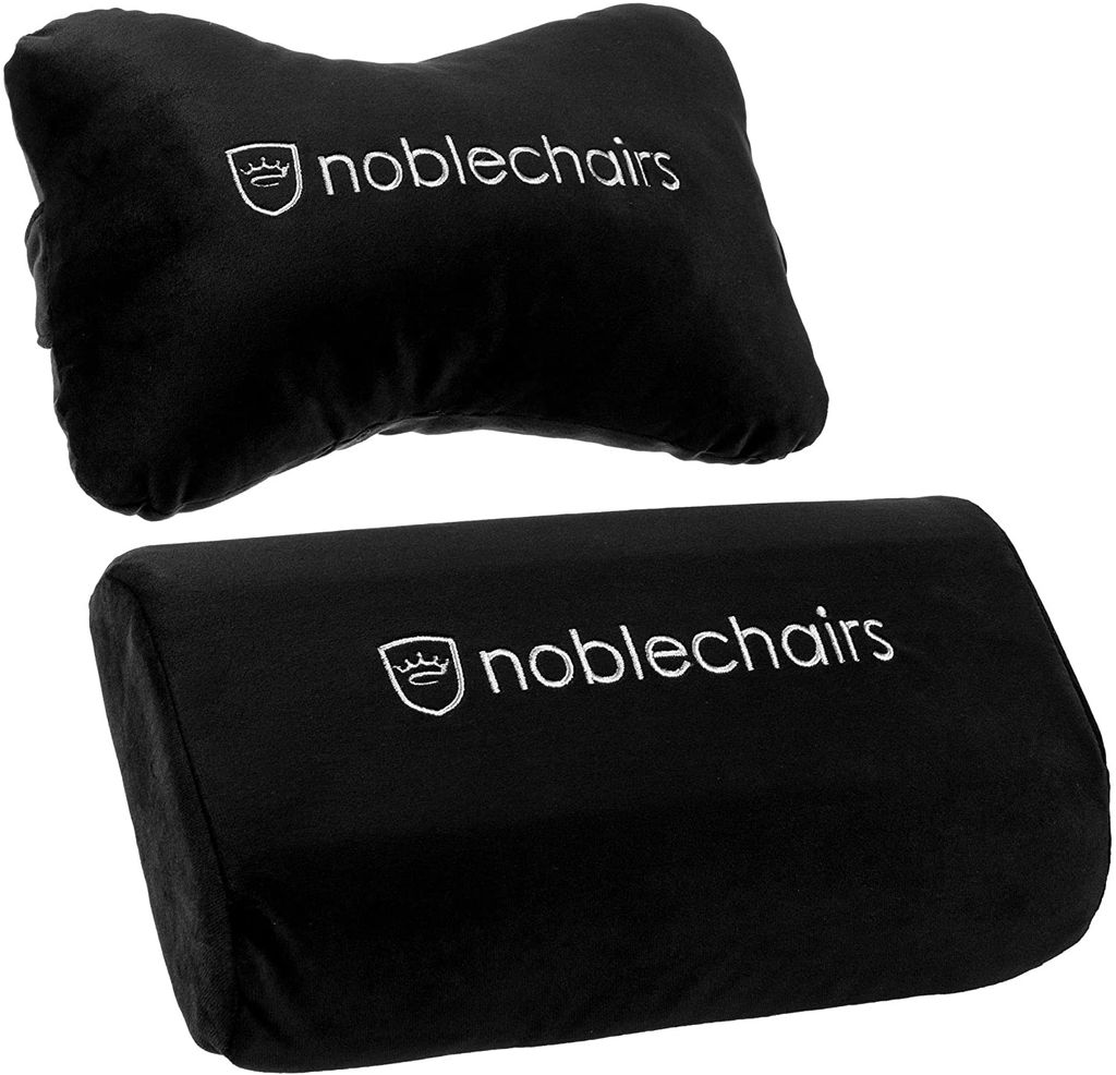 noblechairs Kissen-Set für Epic/ICON/Hero Gaming-Stühle - Schwarz/Weiß