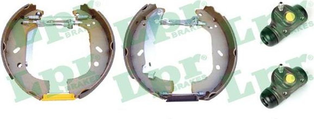 LPR OEK328 Bremsbackensatz OE 42415Z kompatibel mit Expert, 806, Zeta, Ulysse, Scudo, Jumpy, Evasion