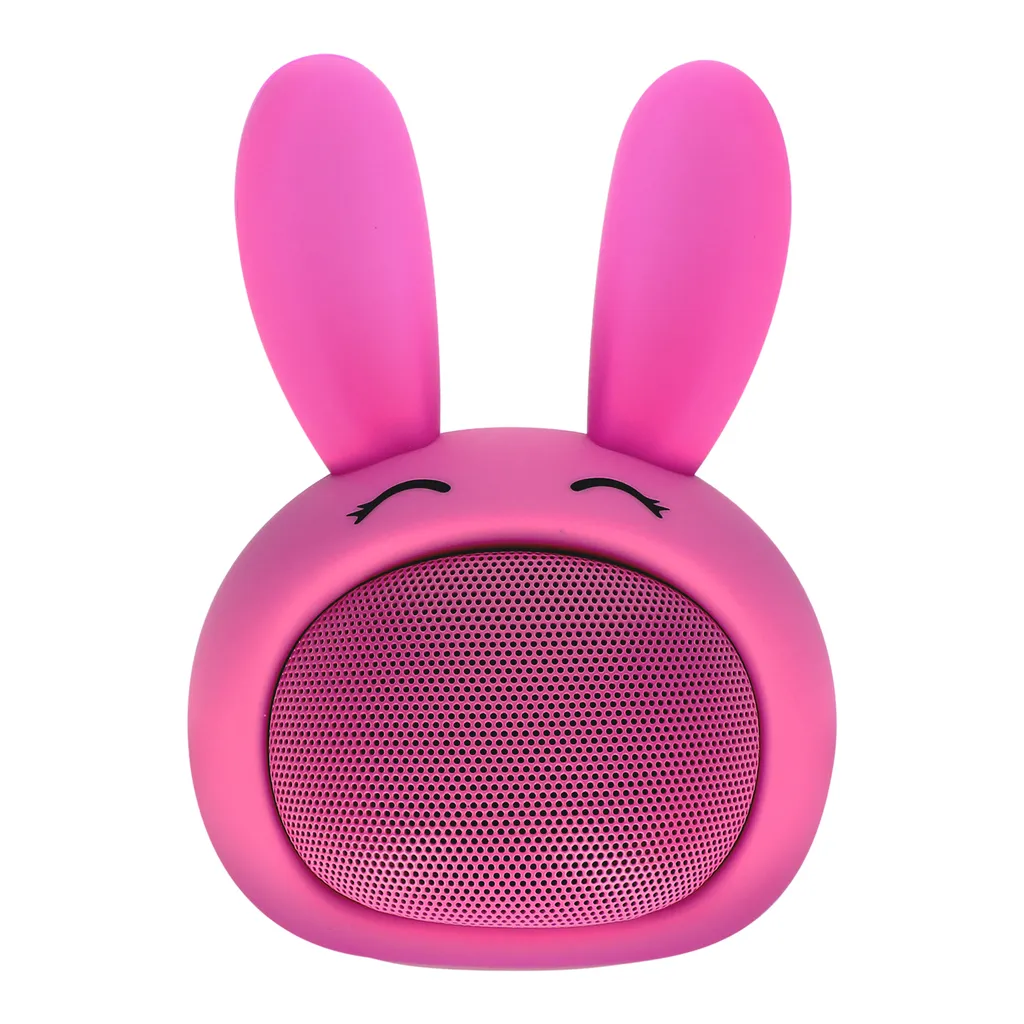altoparlante Bluetooth da 3W e 3 ore di autonomia Design coniglio, Moxie - Rosa