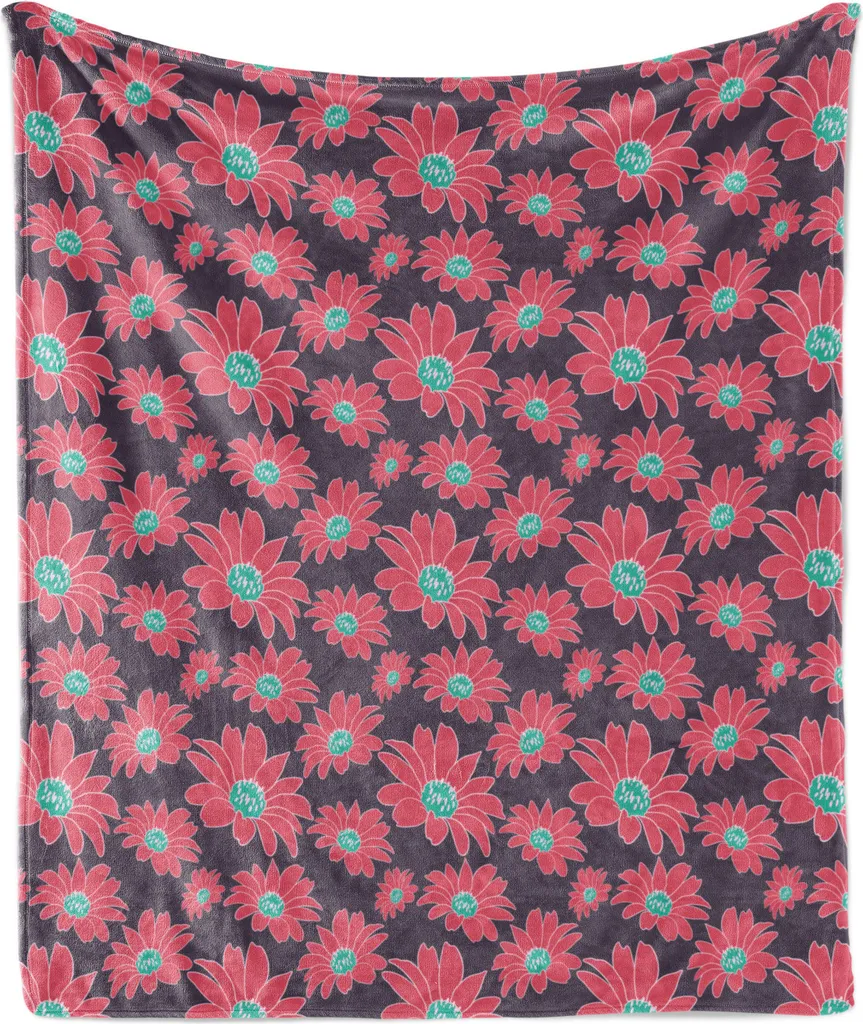 Coperta ABAKUHAUS Botanical Art | Flanella Boho Chic 175x230 cm - 1