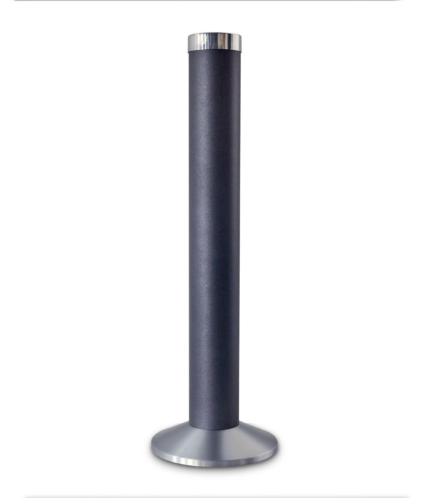 Aschenbecher Säule 81x25cm ALU anthrazit -moonstone SZAGATO Germany Aschenbecher groß Stand-Aschenbecher außen großer Aschenbecher stehend