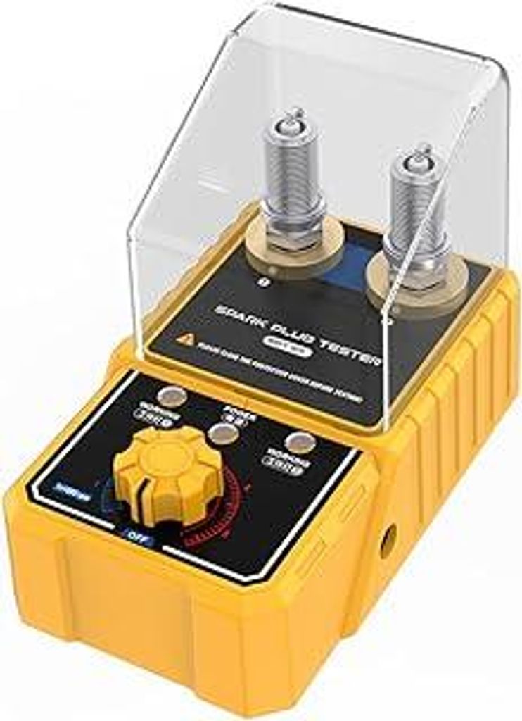 Zündkerzen- und Zündwerkzeuge SPT101 Funkentester, 2-Loch-Detektor, Zündkerzentester, Analysator 0 bis 6000 U/min, mit Zündkerzen-Leistungstest...