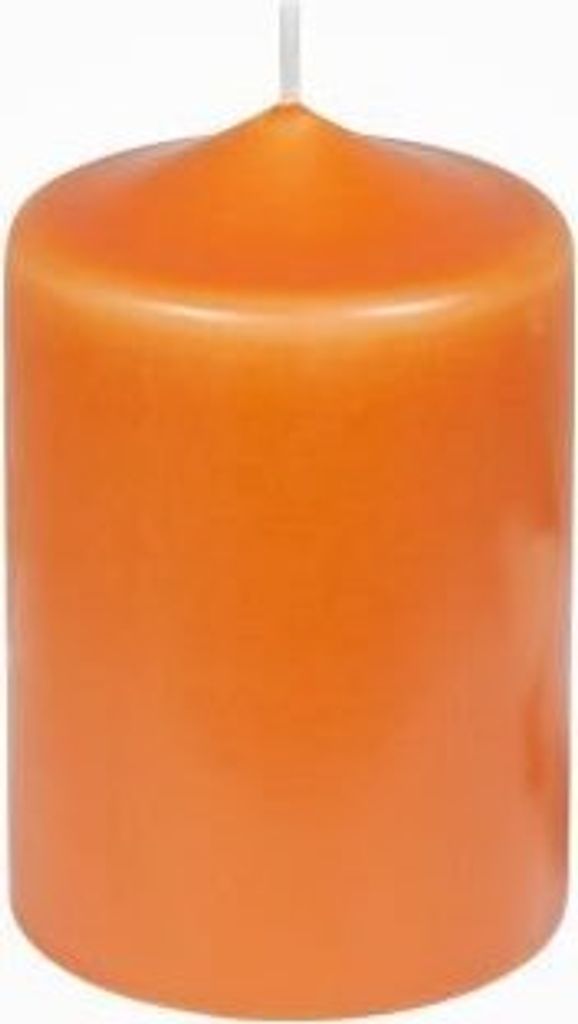 Premium Stumpenkerzen Cognac 100 x 70 mm, 1 Stück
