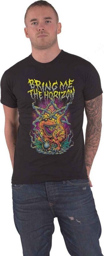 Bring Me The Horizon - T-Shirt für Herren/Damen Uni RO3915 (L) (Schwarz)
