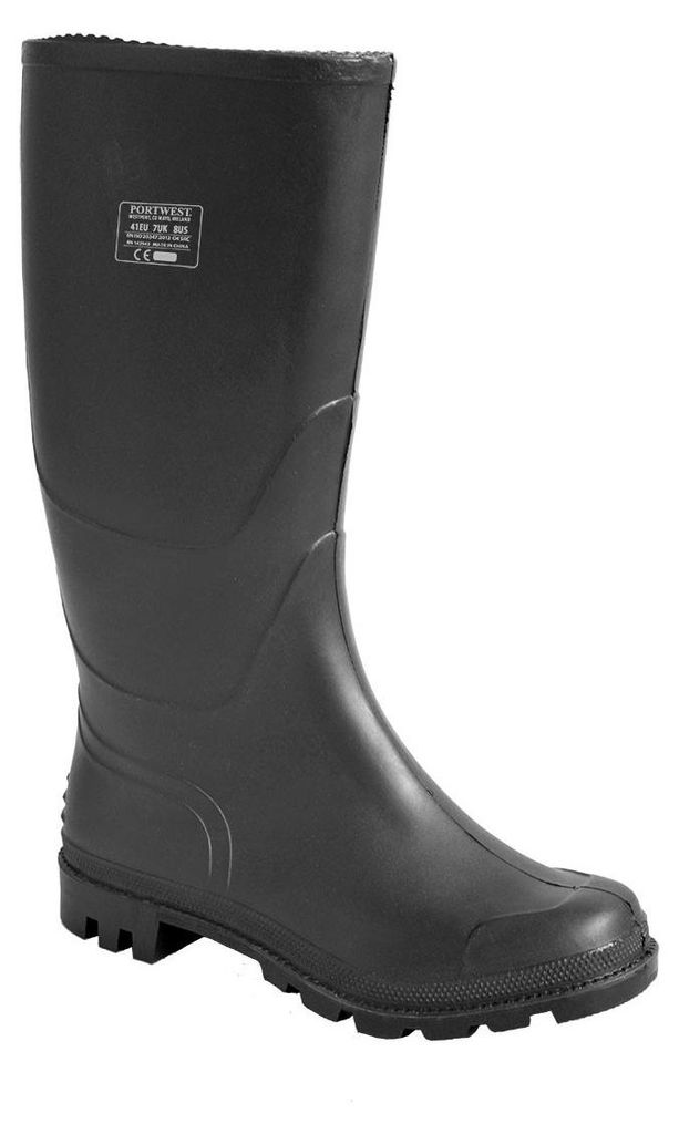 Portwest FW90 PVC Gummistiefel Black Gr. 45 Produktbild 