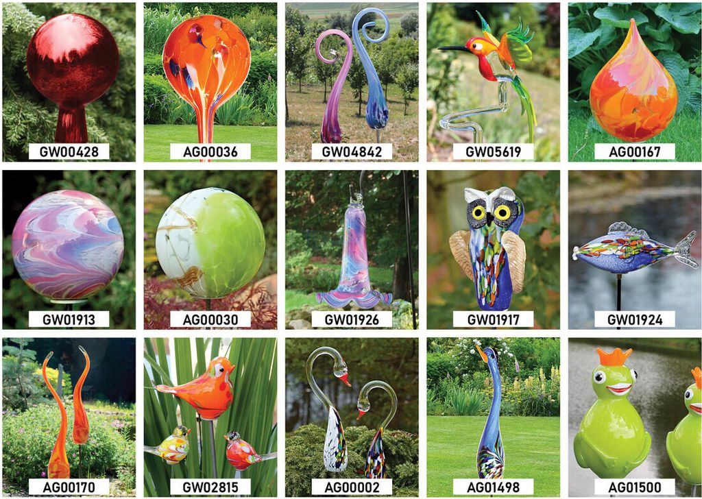 Rosenkugel rot verspiegelt Gartenflair 12cm Produktbild 
