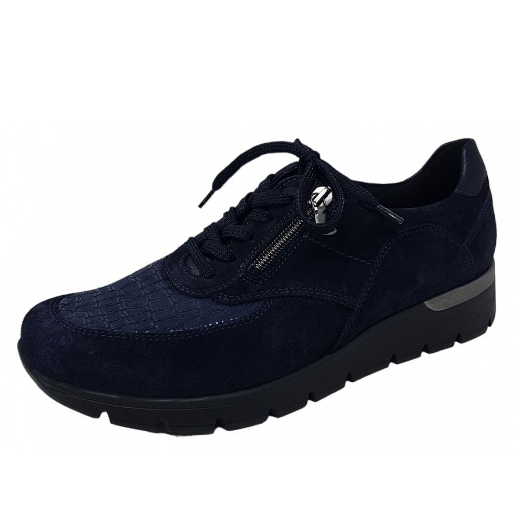 Waldläufer Tamona Weite K Halbschuh Blau