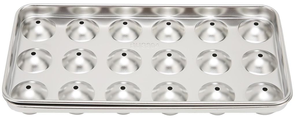 Forma na ľadové kocky z nehrdzavejúcej ocele 304, chladiace Obrázok produktu 