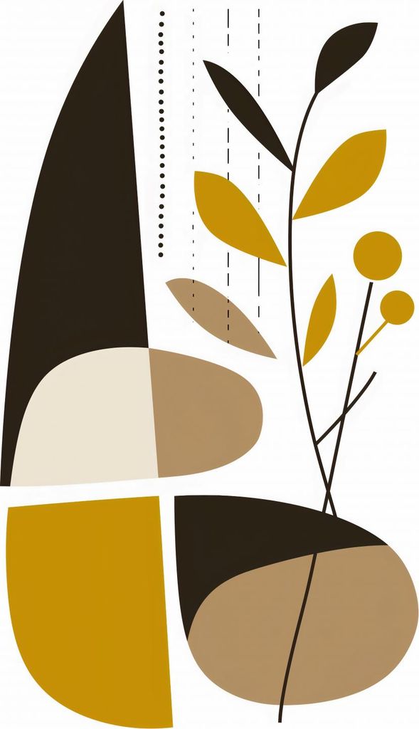 Plakat 61x90,5cm Geometrische Natur