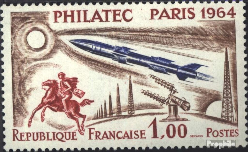 Briefmarken Frankreich 1964 Mi 1480 (kompl.Ausg.) postfrisch Philatec