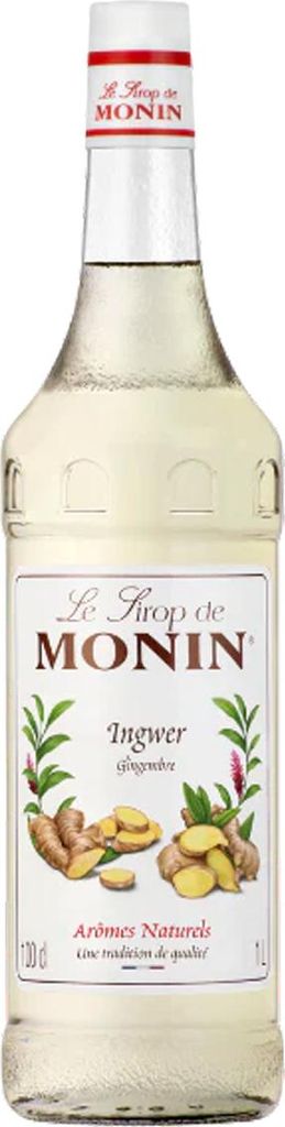Monin Ingwer Sirup leicht scharf ideal zu Cocktails 1000ml