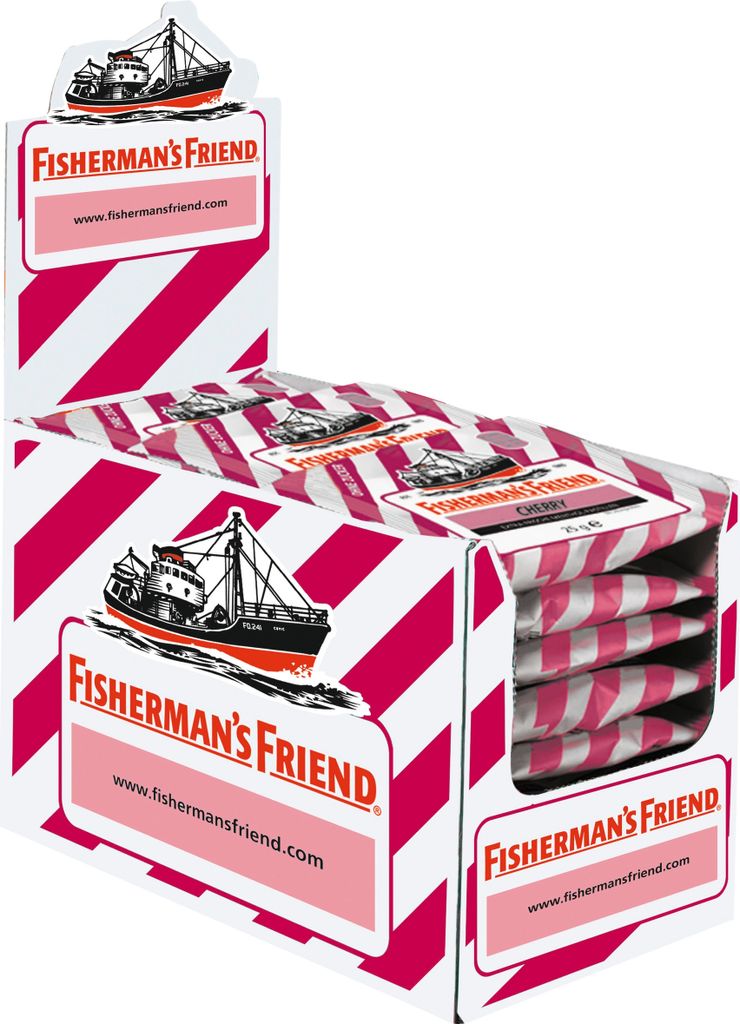 Fisherman's Friend Wild Cherry bez cukru 24 x 25 g Zdjęcie produktu 