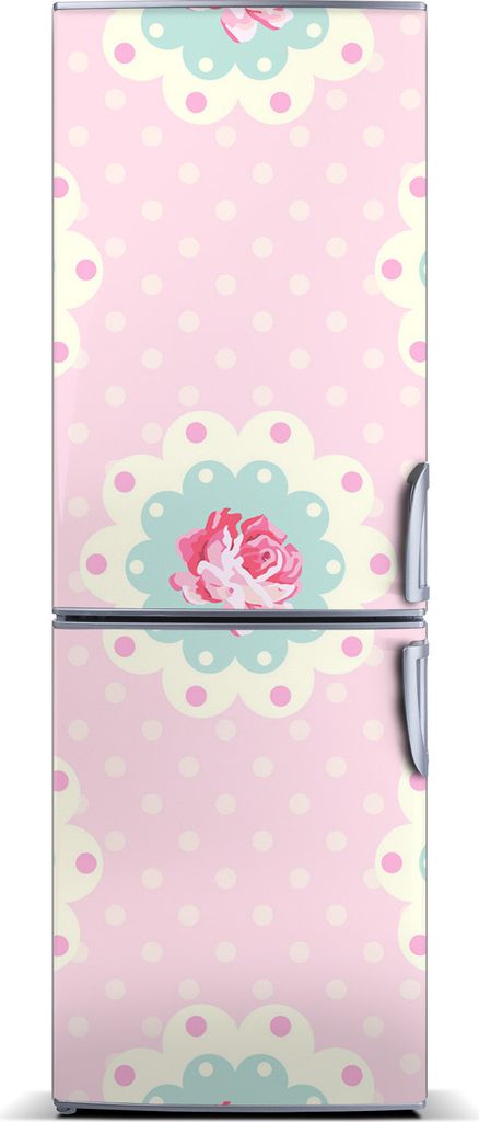 Tulup Kühlschrankdekoration - Magnetmatte - 70 cm x 190 cm - Magnet auf dem Kühlschrank - Rosen