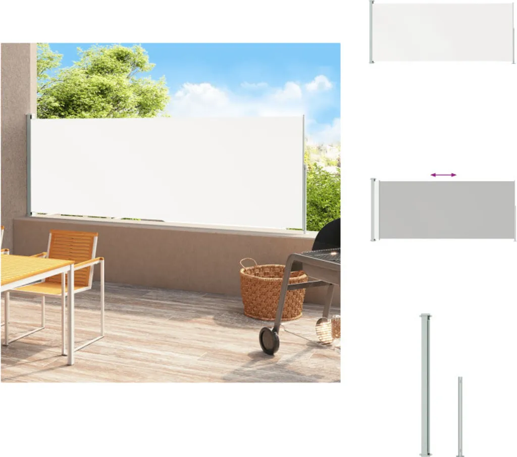 Tenda Laterale 200x500 cm Crema vidaXL | Offerta Limitata Privacy