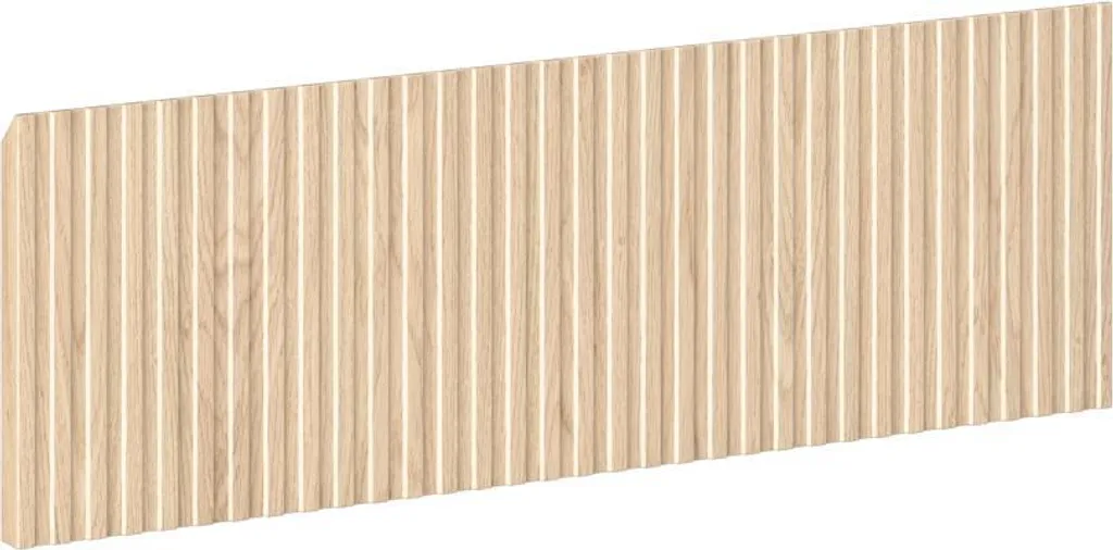 Pannello Frontale Mexen Rivel 60x20 Rovere Scanalato per Bagno