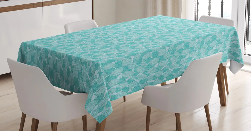 ANNAMARIA TOVAGLIA RETTANGOLARE STAMPATA 100% COTONE - PESCI TROPICALI