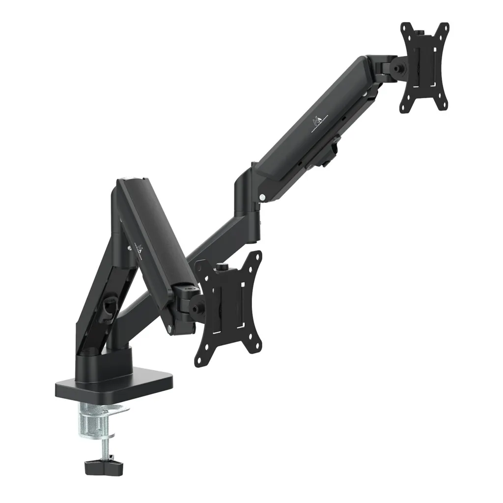 Support Écran Double Ergonomique Maclean MC-134 Ressort à Gaz 2-10kg - 5