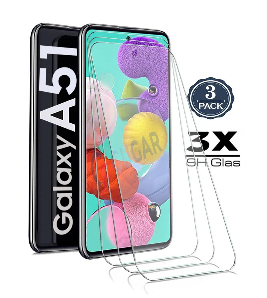3X Für Samsung Galaxy A51 4G Panzerglas Glasfolie Display Produktbild 