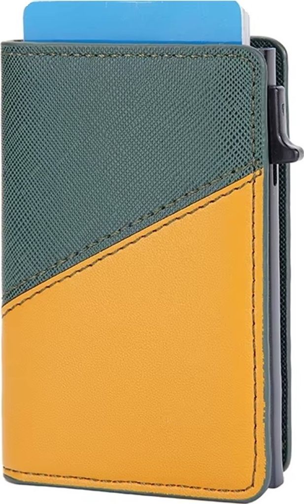 Elegante Herren Geldbörse Baellerry Larry - Grün/Gelb für Produktbild 