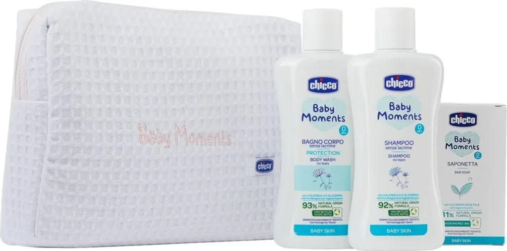 Gel Douche et Shampoing Chicco Baby Moments Formule Douce sans Larmes