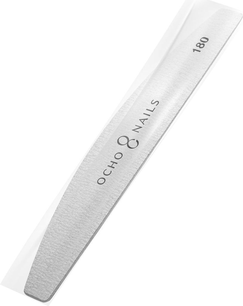 Ocho Nails schmale Halbmondfeile 100/180, 1 Stück, sichere Verpackung
