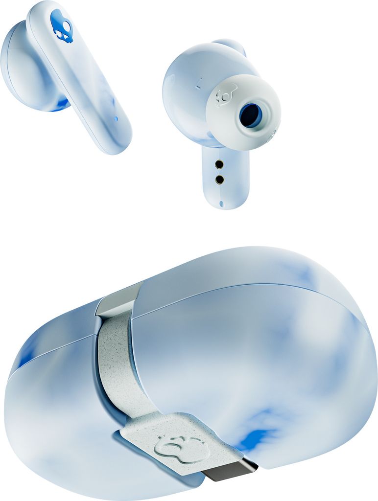 Skullcandy Ecobuds, True Wireless Stereo (TWS), Anrufe/Musik/Sport/Alltag, 20 - 20000 Hz, Kopfhörer, Blau