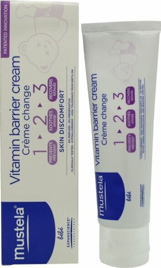 Mustela Vitamin-Barriere-Creme 50ml Produktbild 