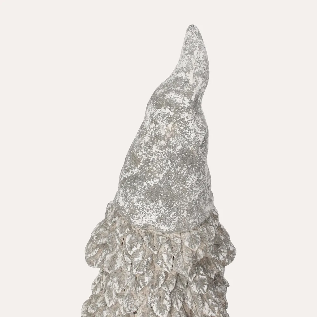 Gnome en granit véritable, figurine décorative résistante aux intempéries - 5