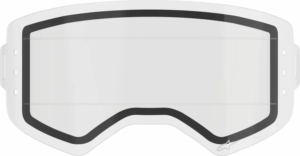 Écran Alpinestars Supertech Dual Pane Roll-Off avec anti-buée
