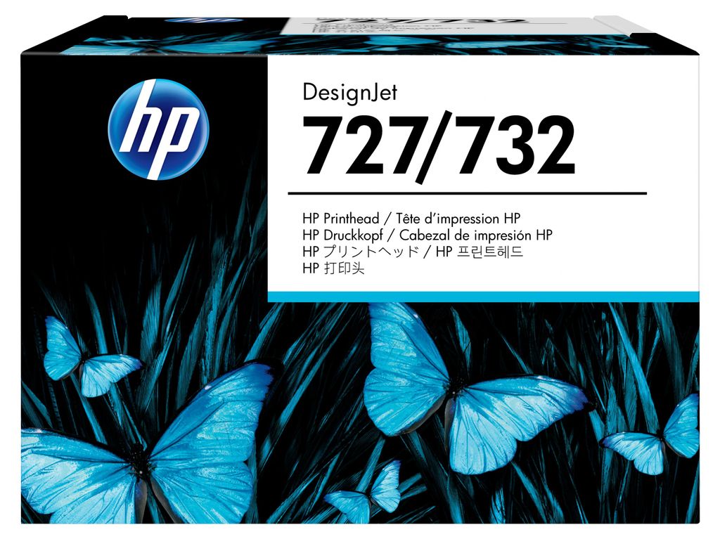 HP Tlačová hlava 727 DesignJet, Rad tlačiarní HP DesignJet Obrázok produktu 