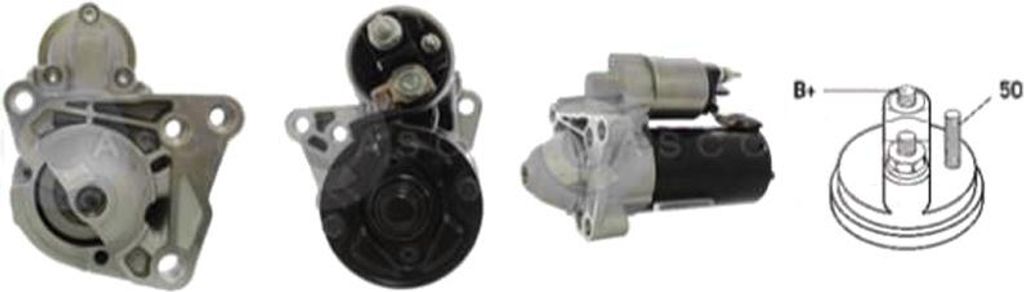CASCO CST10442AS Starter Anlasser 1,40kW für RENAULT MEGANE III Grandtour (KZ0/1) 12V