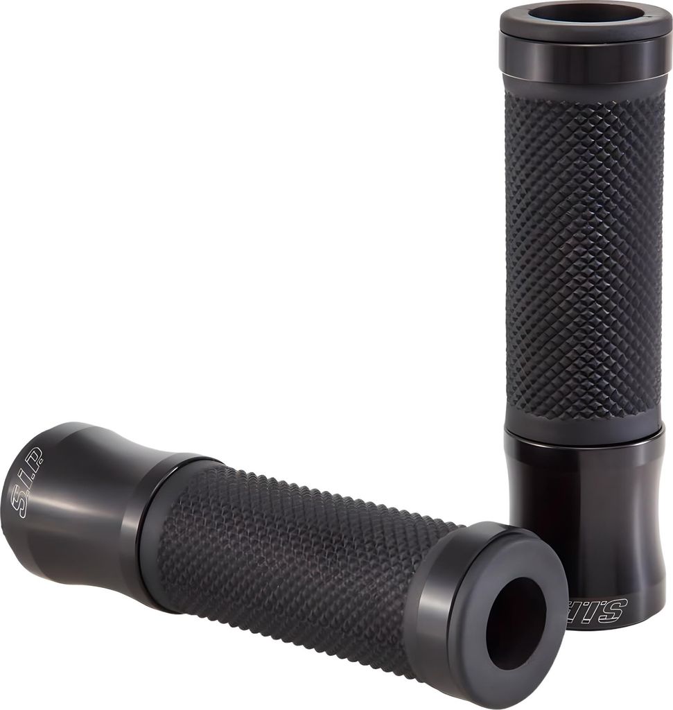 Griffe SIP Style 120mm Ø 22/24mm schwarz glänzend für Vespa ET, LX, LXV, S, Primavera, Sprint