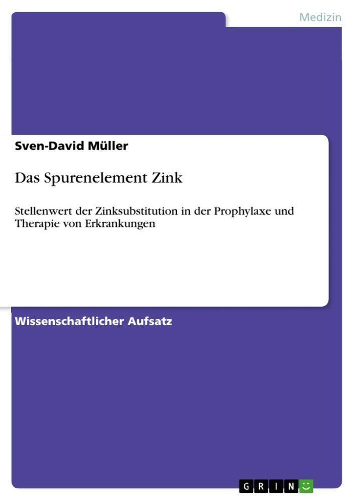 Das Spurenelement Zink