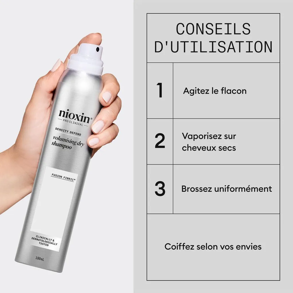 Shampooing Sec Nioxin 180 ml Technologie Instant Fullness Anti-Sébum