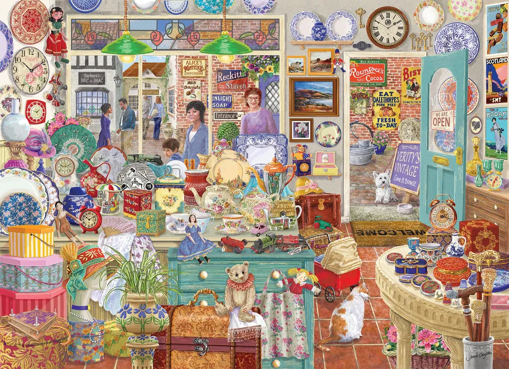 Puzzle 1000 pièces Verity's Vintage Shop pour détente et relaxation
