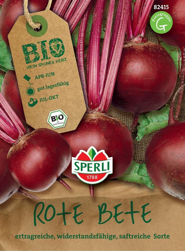 SPERLI Bete Samen Rote Kugel Beta vulgaris var. vulgaris 15-18 lfd. Meter