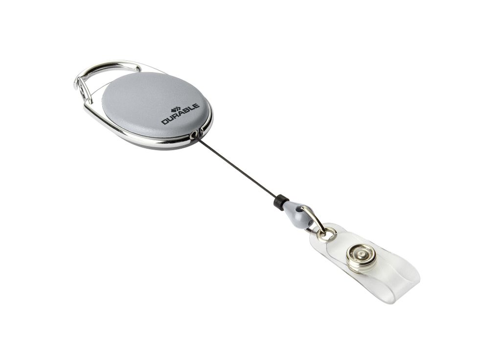 DURABLE Jojo STYLE mit Druckknopfschlaufe 10 St., 832410 grau