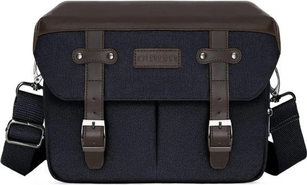 Sacoche photo imperméable en cuir PU noir pour appareils Canon et Nikon