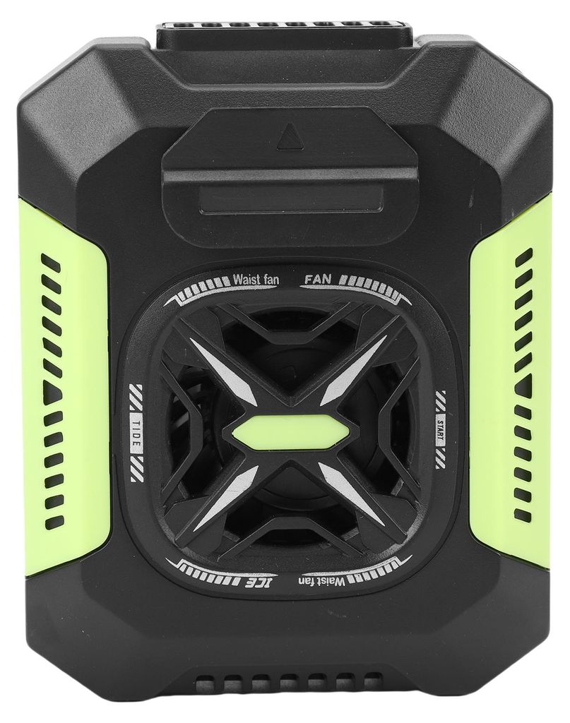 Tragbarer Ventilator für die Taille, Typ-C-Ladeanschluss, 5000-mAh-Akku, tragbarer Clip-Ventilator zur Kühlung an der Taille, ideal für Radfahre...