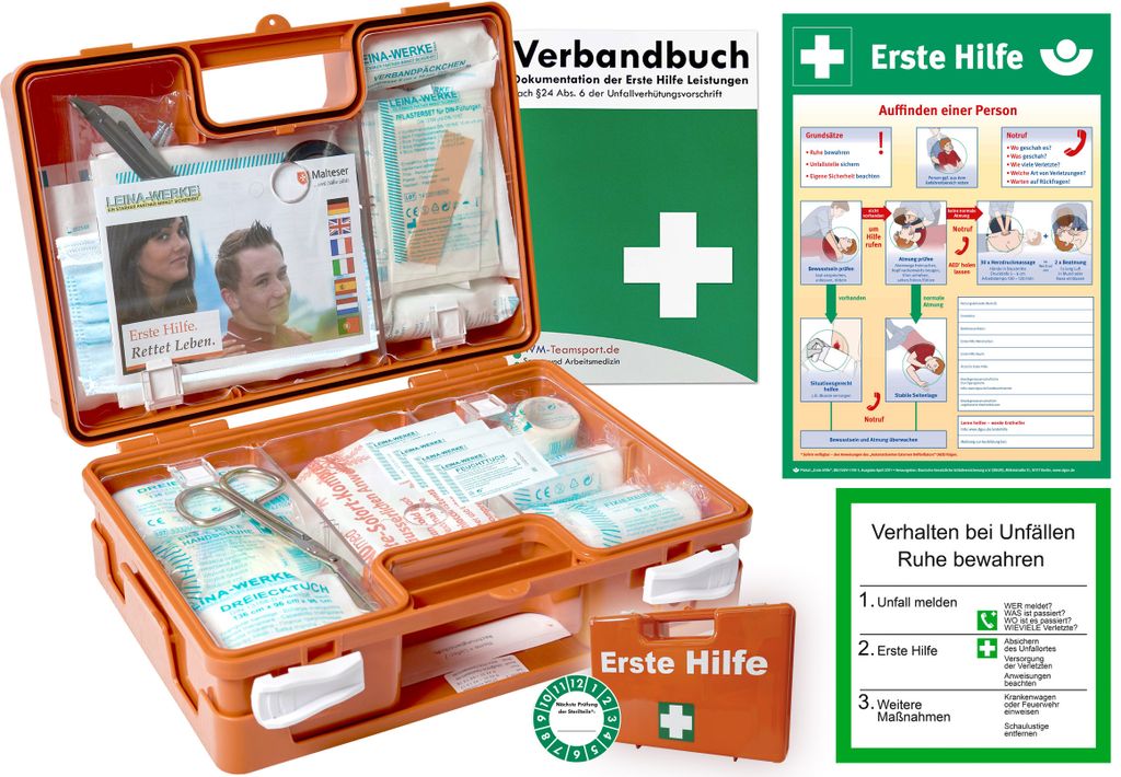 Erste-Hilfe-Koffer mit aktueller DIN/EN 13157 für Betriebe Produktbild 