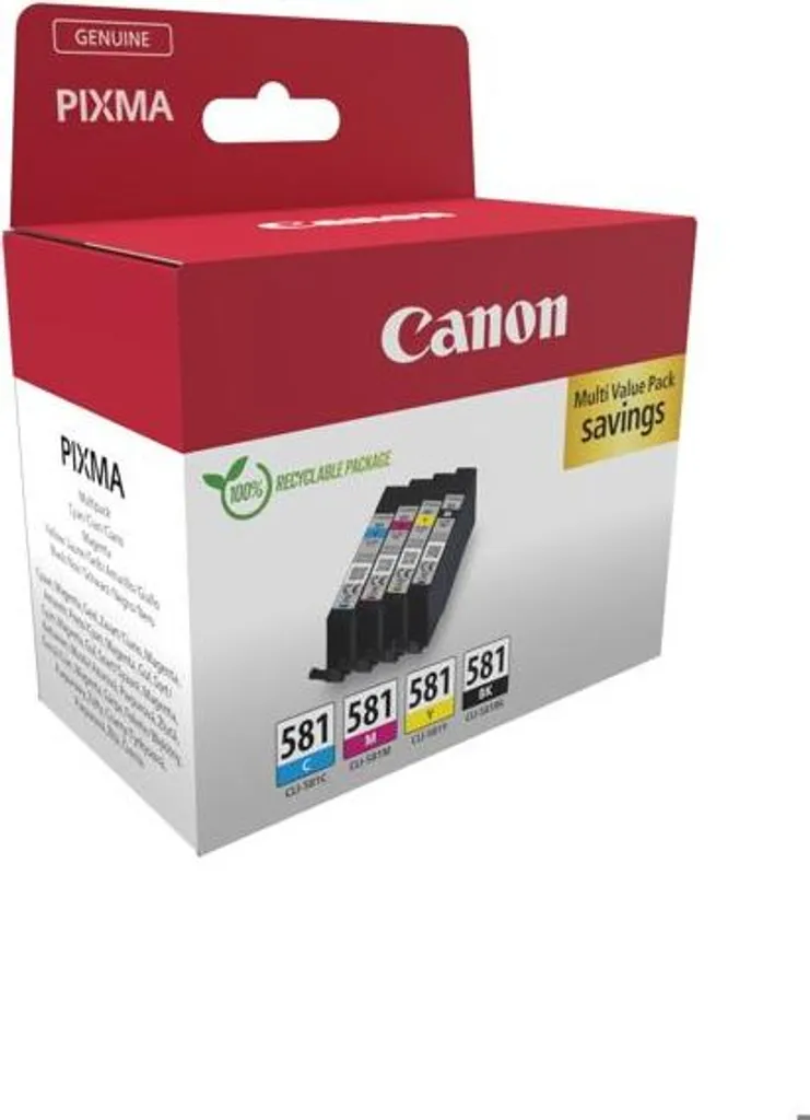 Multipack Canon CLI-581: Dai Vita ai Tuoi Ricordi - Inchiostro Originale