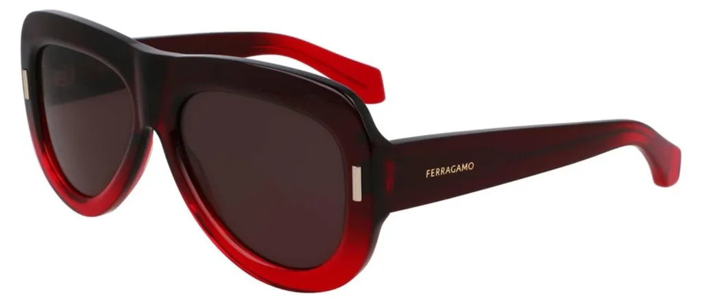 Monture de lunettes de vue Ferragamo SF2029SE bordeaux style chic chic