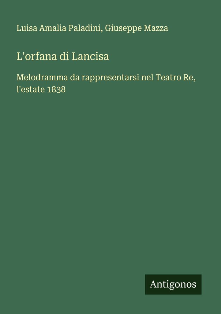 Das Waisenkind von Lancisa