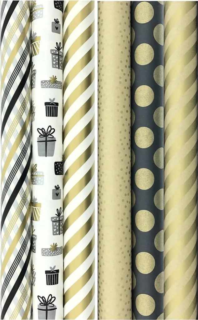 Offerta Carta da Regalo Berlin Gatsby - 6 Rotoli 3m Vari Disegni