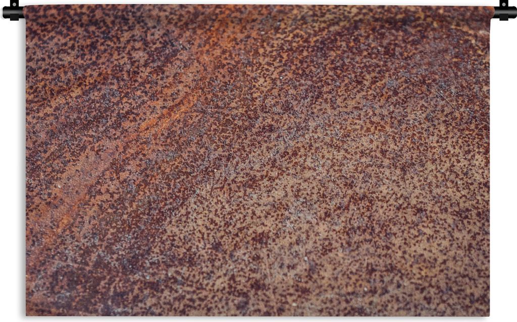 MuchoWow Wandteppich Wandbehang Rust - Muster - Abstrakt 150x100 cm Tapisserie Dekoration Wandtuch - Waschbar - Tapisserien - Wand-Decke