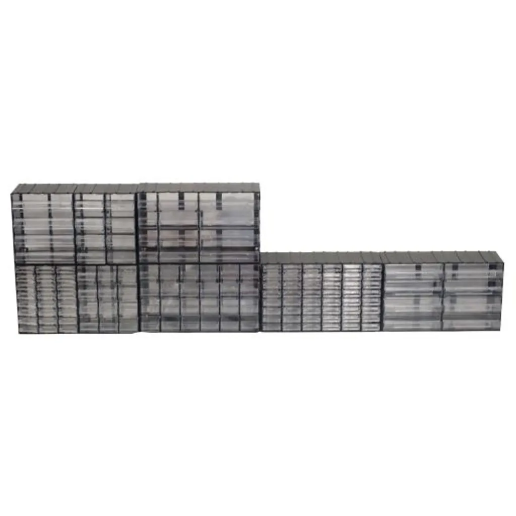 Bac à Bec de Rangement Artplast 501 - Module de Stockage Polyvalent Gris