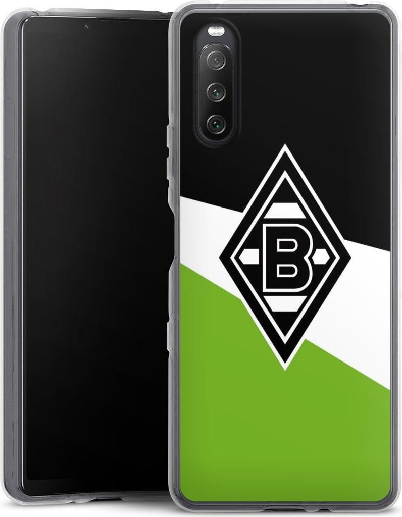 DeinDesign Handyhülle für Sony Xperia 10 III Silikon Hülle Case Smartphone Schutzhülle Borussia Mönchengladbach Gladbach Offizielles Lizenzpro...