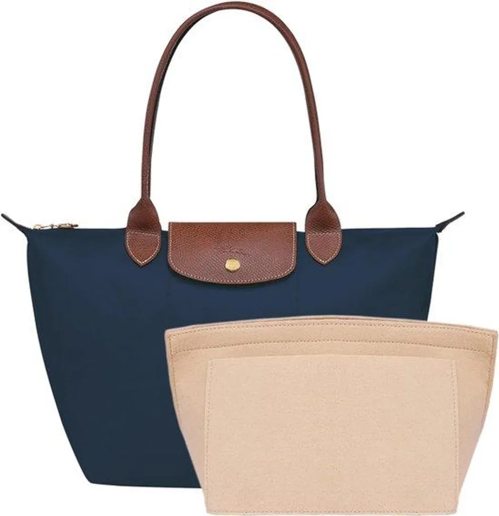 Organiseur de sac beige à multi-poches - Petit format compact et chic
