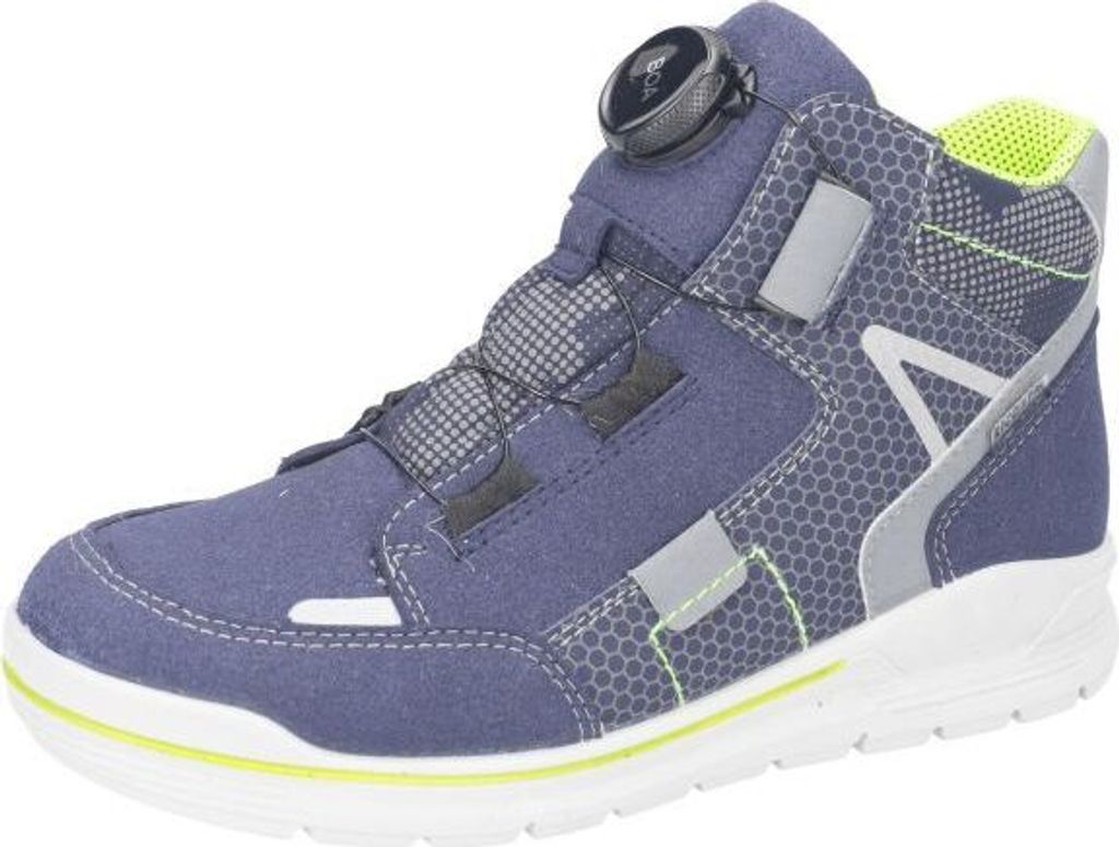 RICOSTA coole Boots DAVE mit BOA-Drehverschluss HighTech/Textil Schnürung Warmfutter Jungen nautic Blau Größe 35