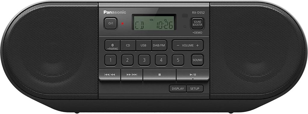 Panasonic RX-D552, Digital, DAB, DAB+, FM, Spieler, CD, Produktbild 